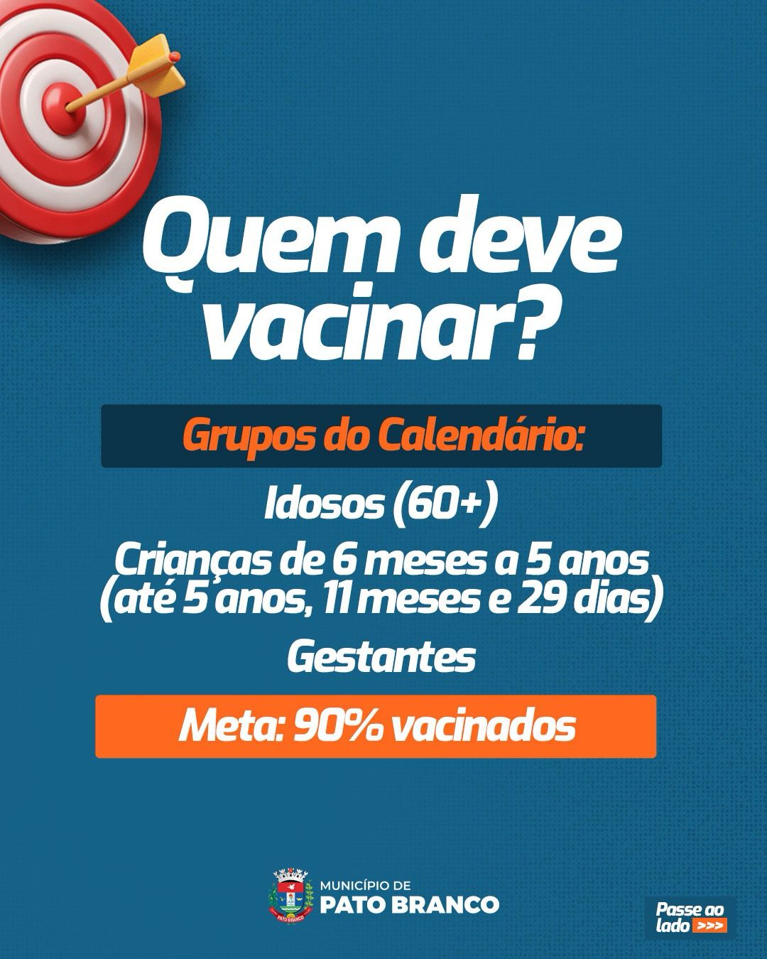 Pato Branco inicia campanha de vacinação contra a Influenza neste sábado (28)