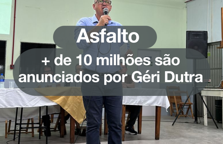 Reunido com lideranças prefeito assina ordem de serviço de 10 milhões em asfalto