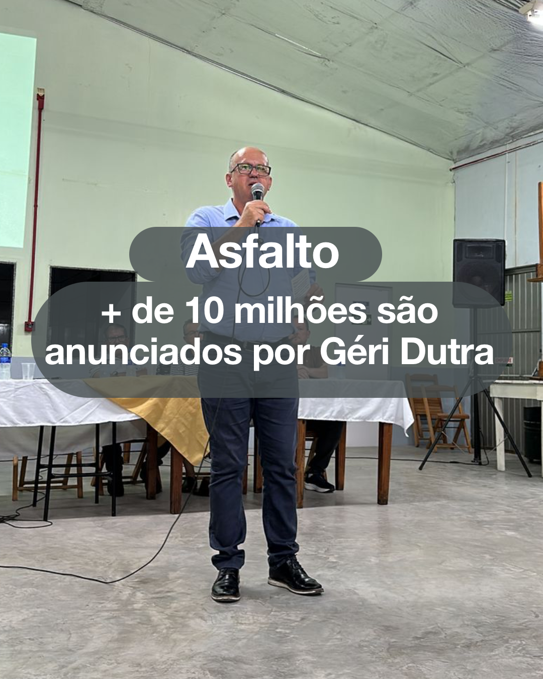 Reunido com lideranças prefeito assina ordem de serviço de 10 milhões em asfalto