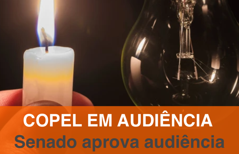 Senado aprova audiência pública proposta por Moro para discutir falhas de energia da Copel