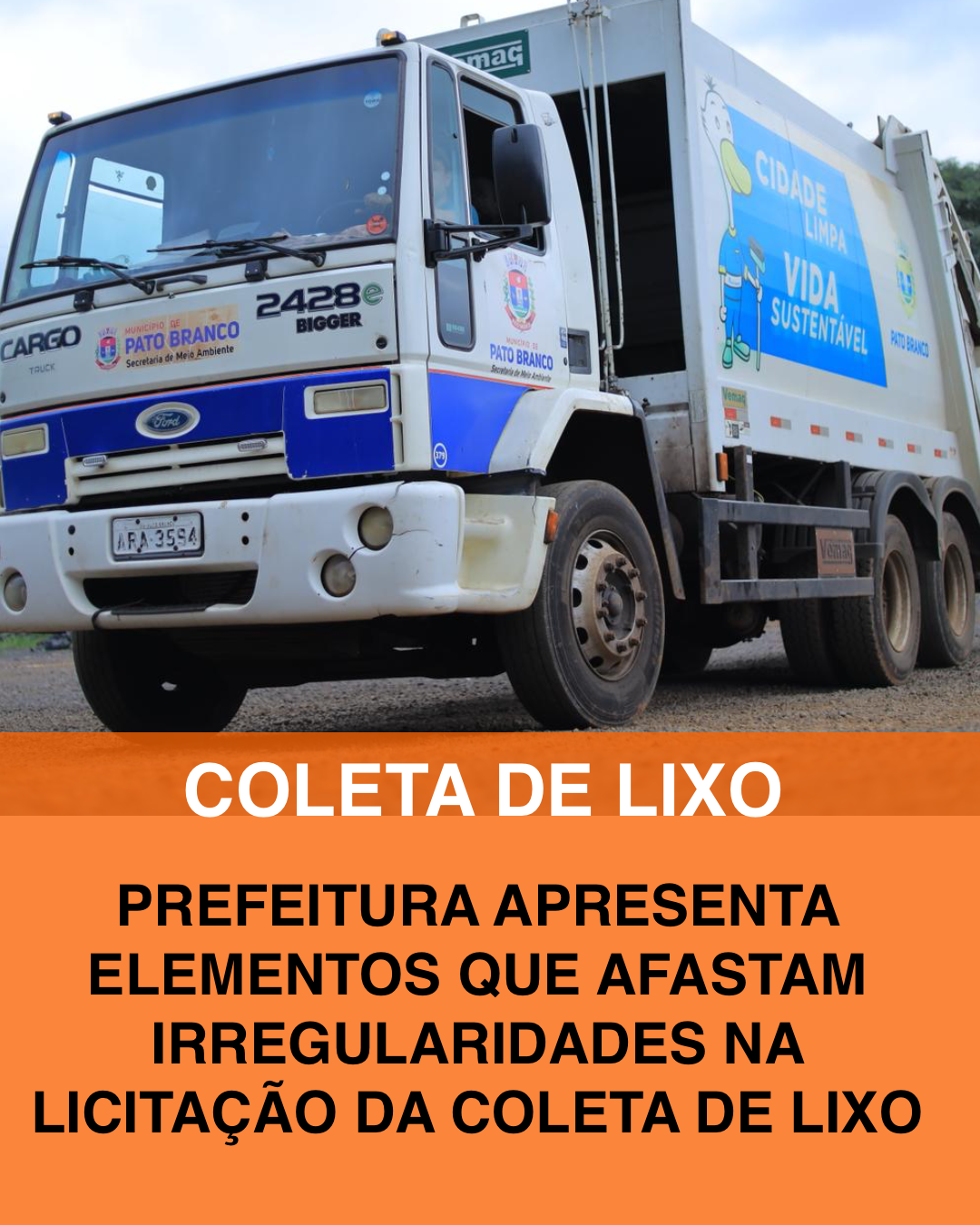 Prefeitura apresenta elementos que afastam irregularidades na licitação da coleta de lixo