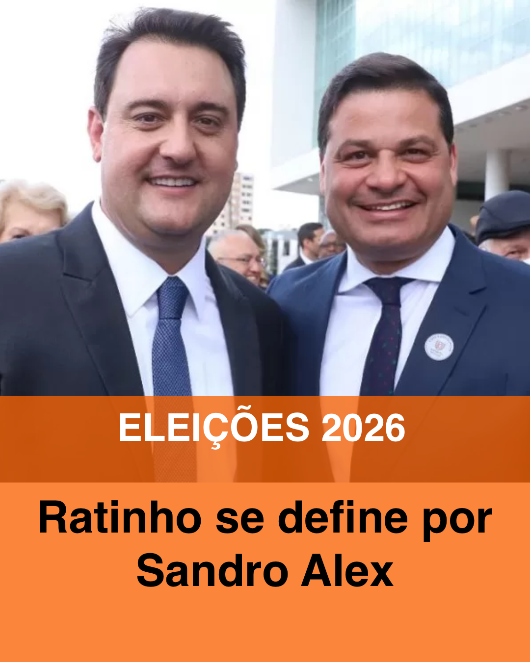 Ratinho se define por Sandro Alex