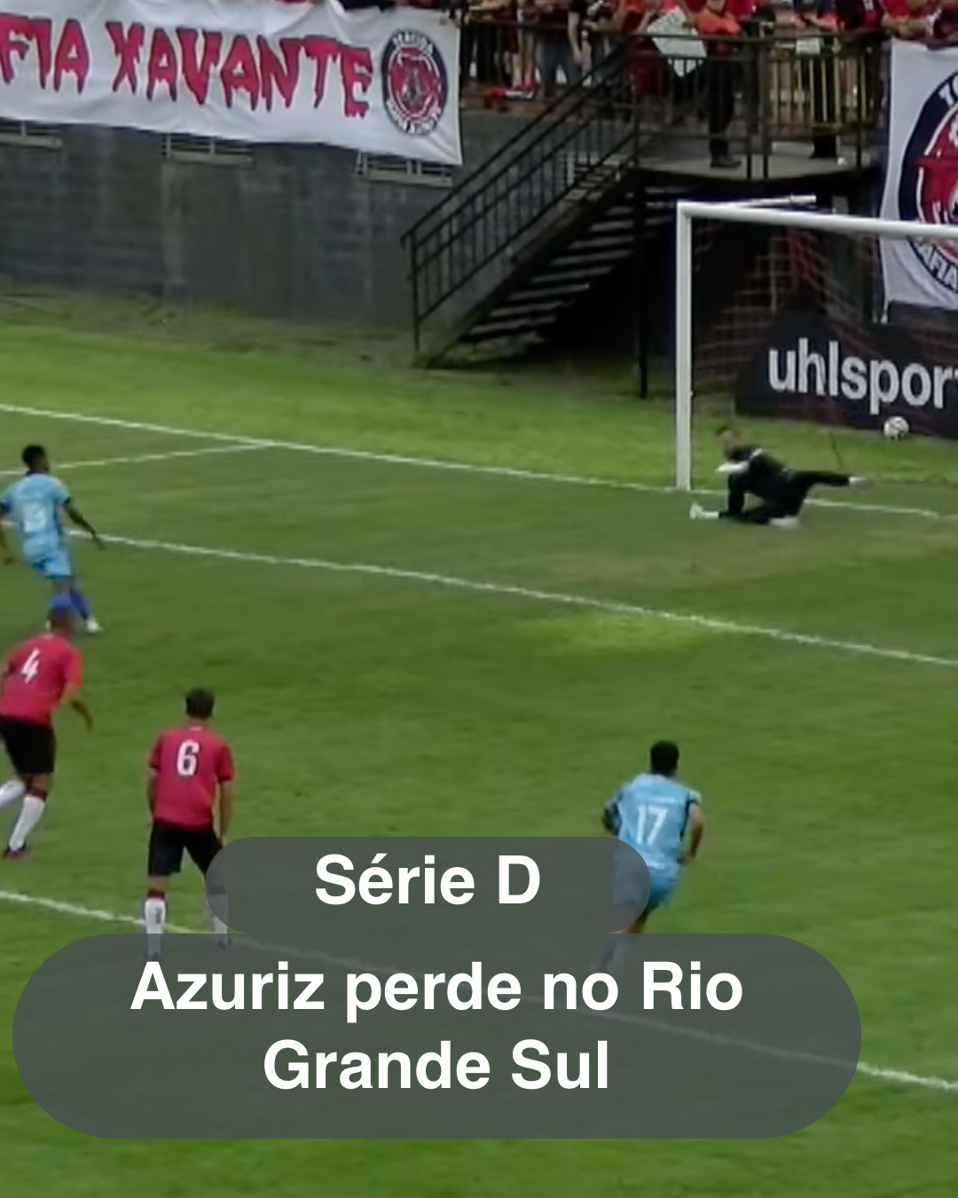 Série D – Azuriz perde no Rio Grande Sul