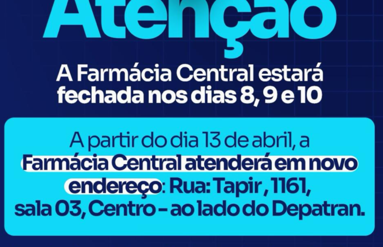 Pato Branco-  Farmácia Central vai mudar de endereço