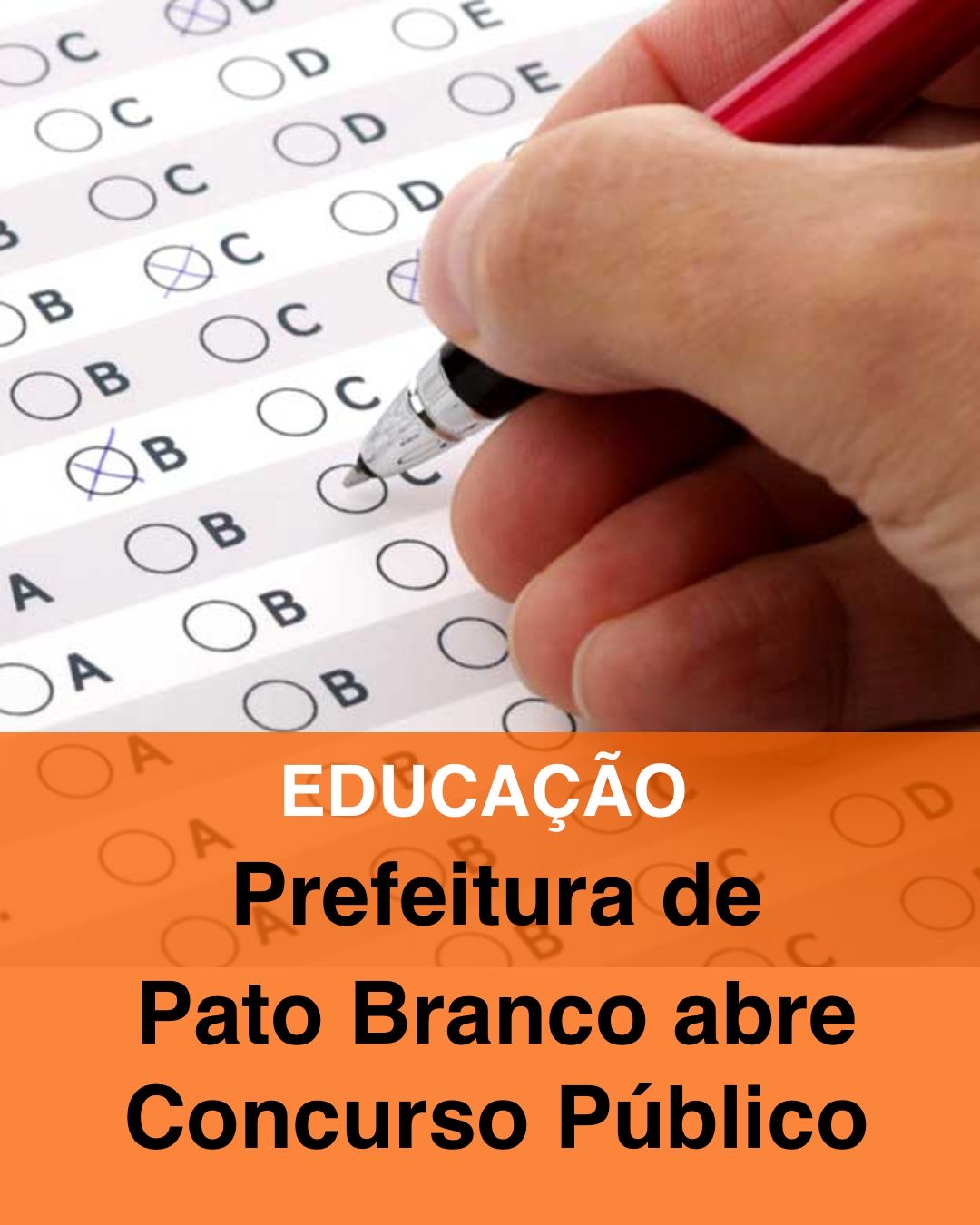 Prefeitura de Pato Branco abre Concurso Público