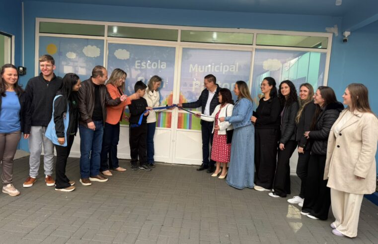 Escola Municipal Bom Pastor é reinaugurada após ampla reforma