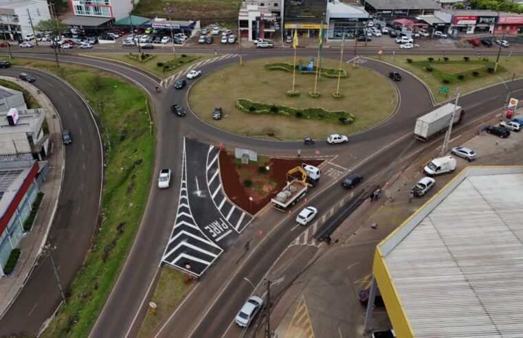 Nova via de acesso no Trevo da Cidade Norte é liberada para tráfego de veículos