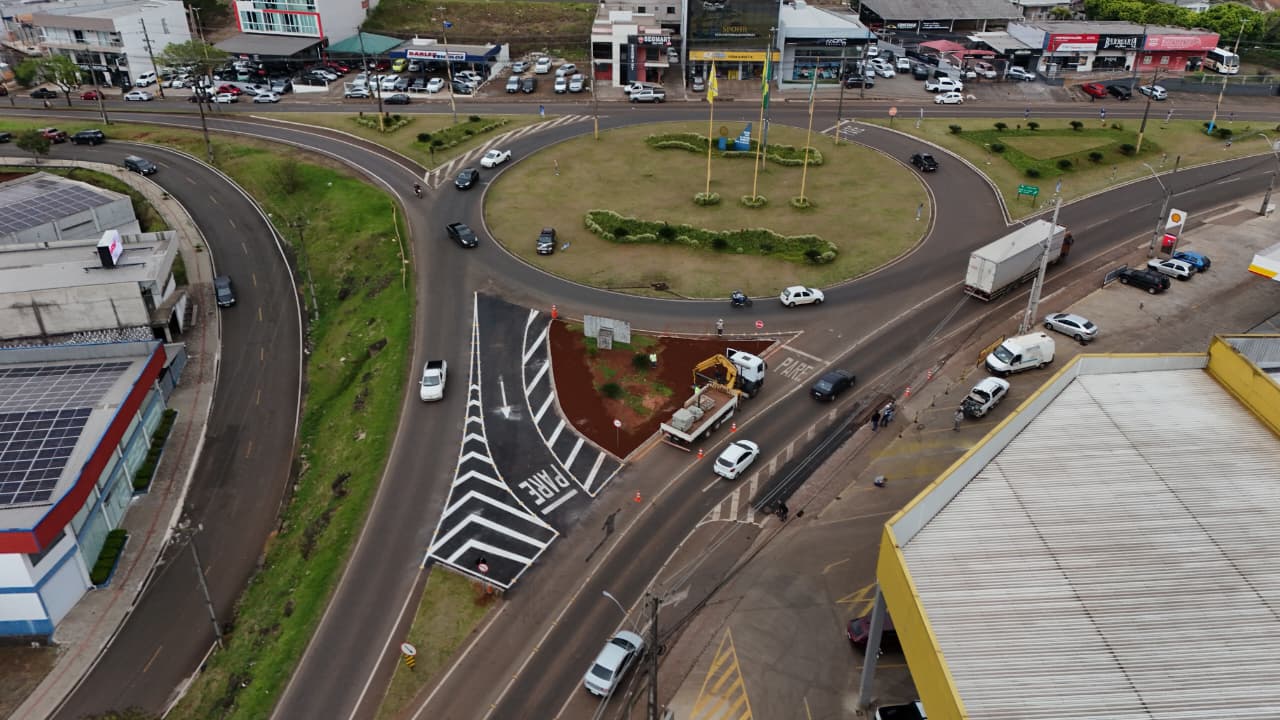 Nova via de acesso no Trevo da Cidade Norte é liberada para tráfego de veículos
