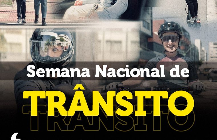 Francisco Beltrão inicia Semana Nacional de Trânsito com campanha diária pela preservação de vidas