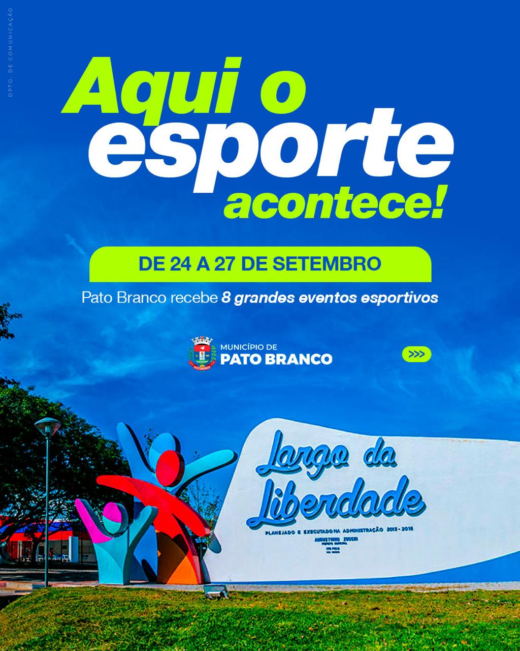 Pato Branco fortalece o turismo esportivo com programação de grandes eventos