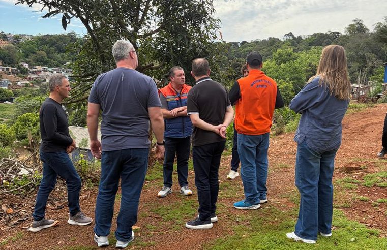 Defesa Civil e Assistência Social coordenam vistoria em área de risco