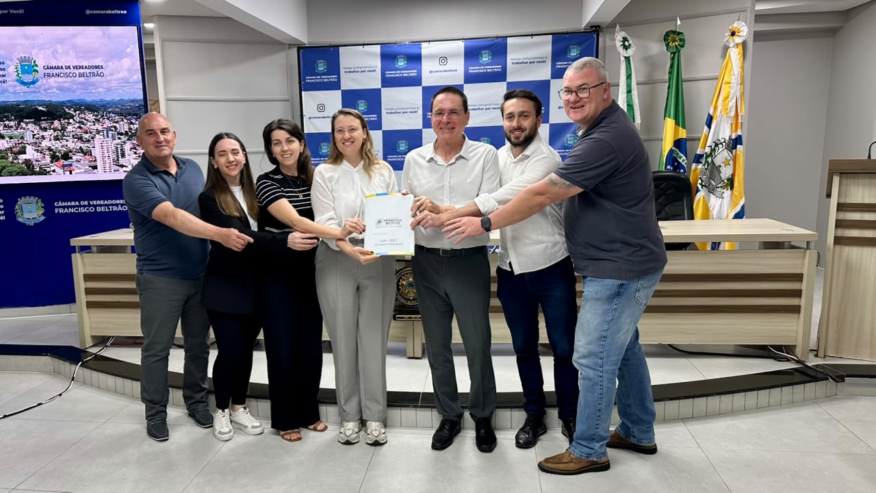 Orçamento de Francisco Beltrão para 2027 é estimado em 860 milhões de reais