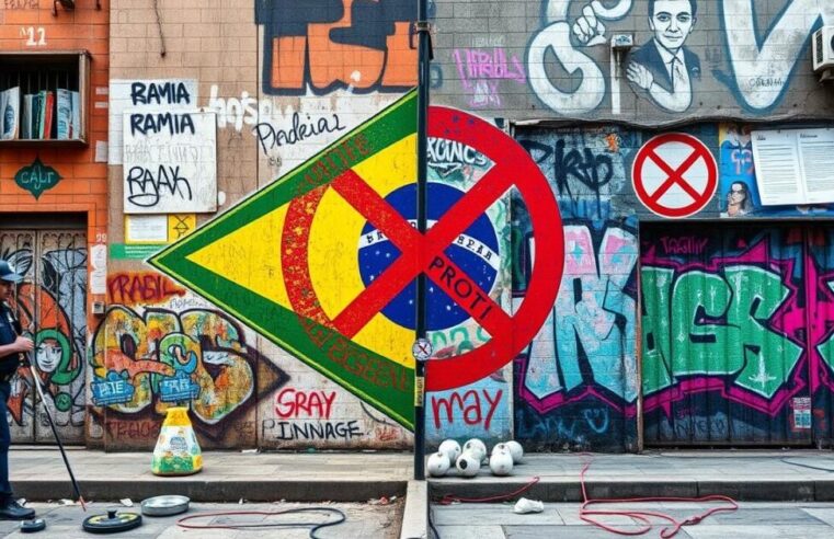 Projeto cria política de tolerância zero contra pichação e vandalismo urbano