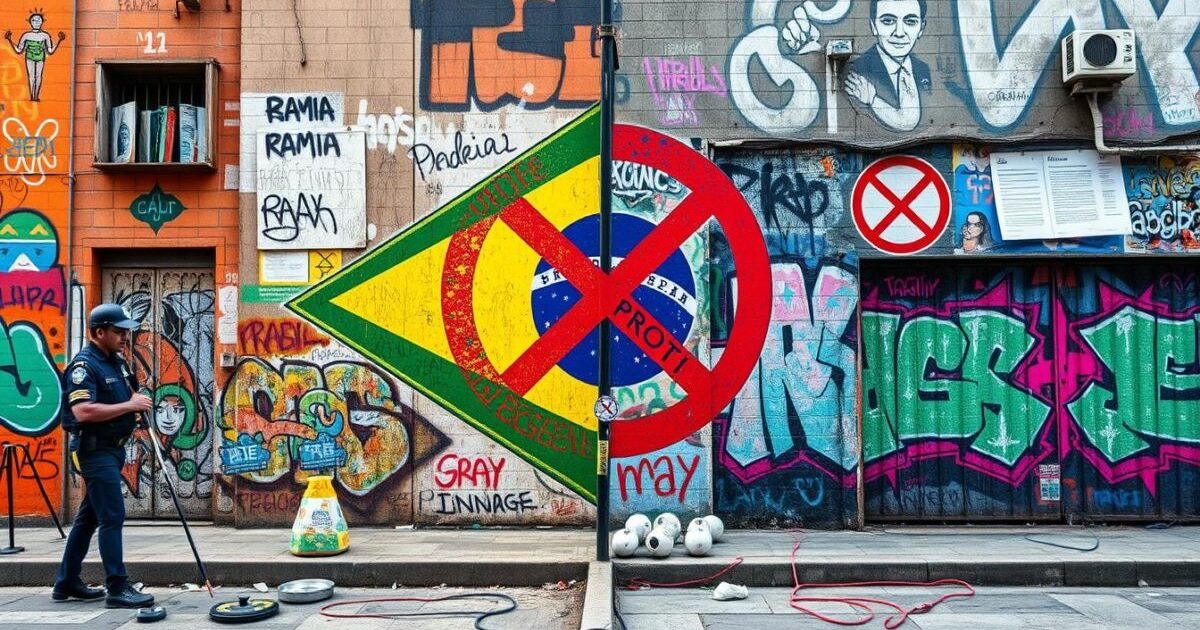 Projeto cria política de tolerância zero contra pichação e vandalismo urbano
