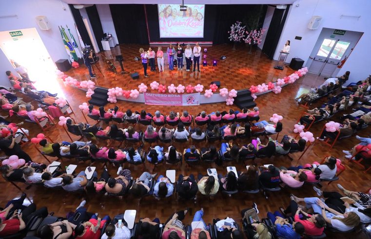Abertura do Outubro Rosa reforça prevenção e cuidado com a saúde da mulher em Pato Branco