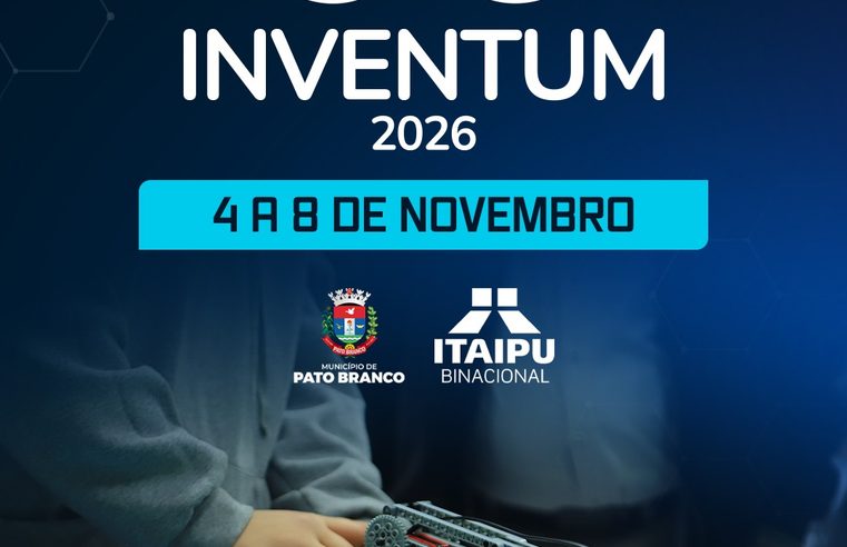 INVENTUM 2026 chega à 6ª edição com cinco dias de ciência, tecnologia e atrações gratuitas em Pato Branco
