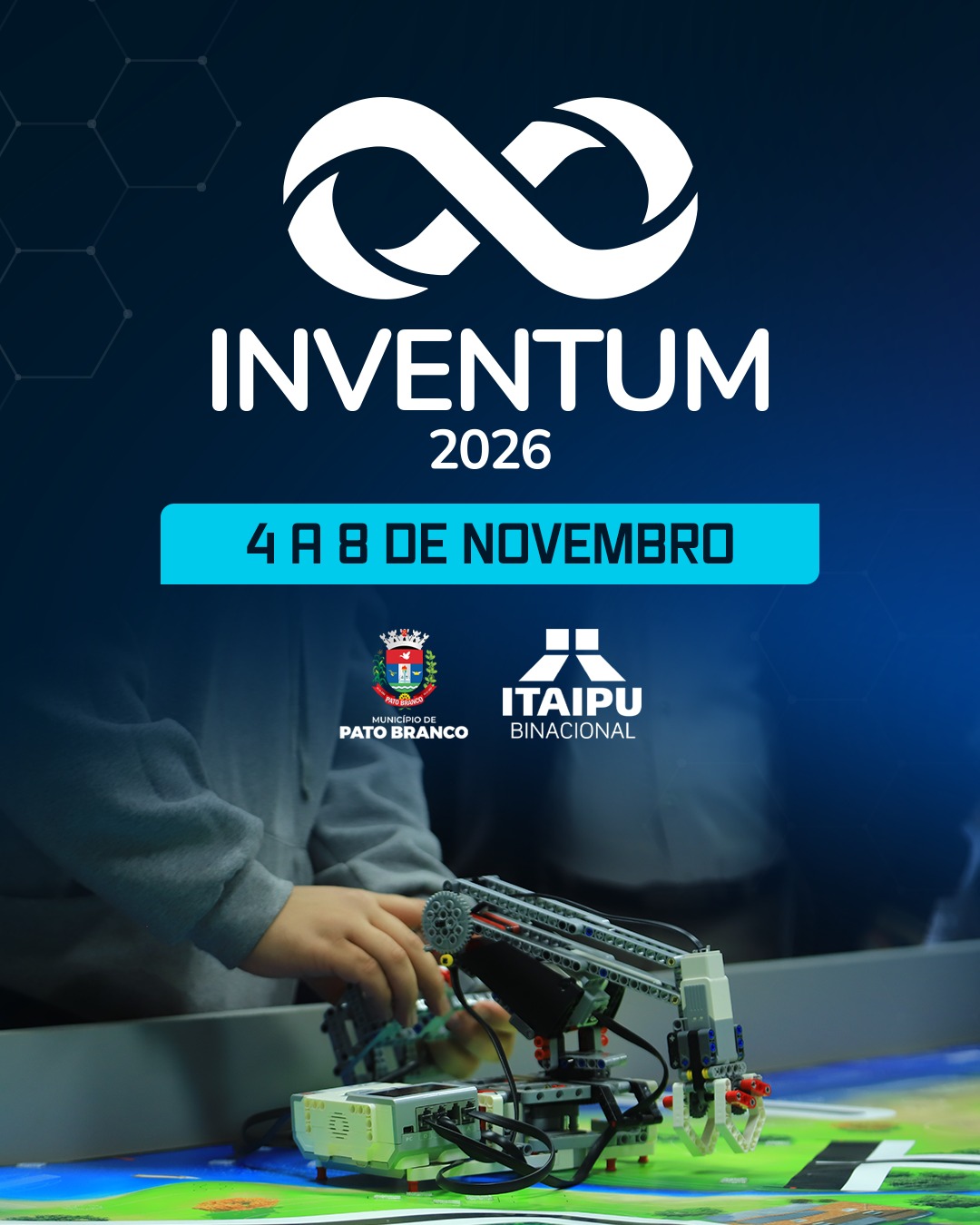 INVENTUM 2026 chega à 6ª edição com cinco dias de ciência, tecnologia e atrações gratuitas em Pato Branco