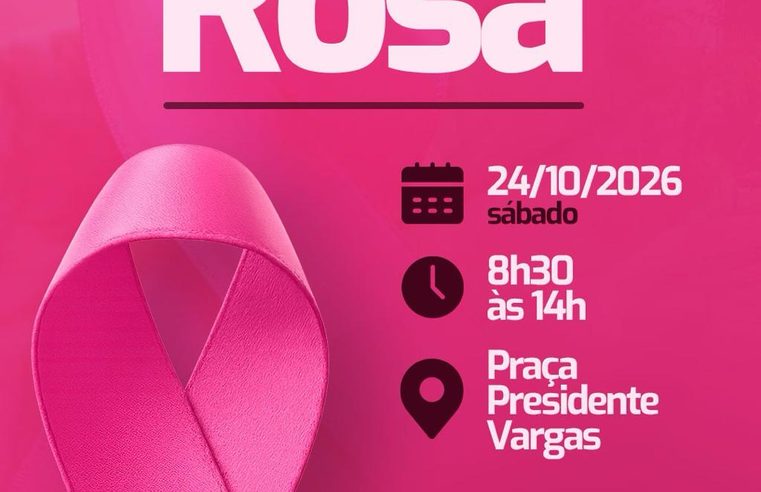 Dia D do Outubro Rosa será neste sábado na praça Presidente Vargas