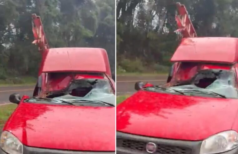 Sobrevivência milagrosa em temporal no Paraná